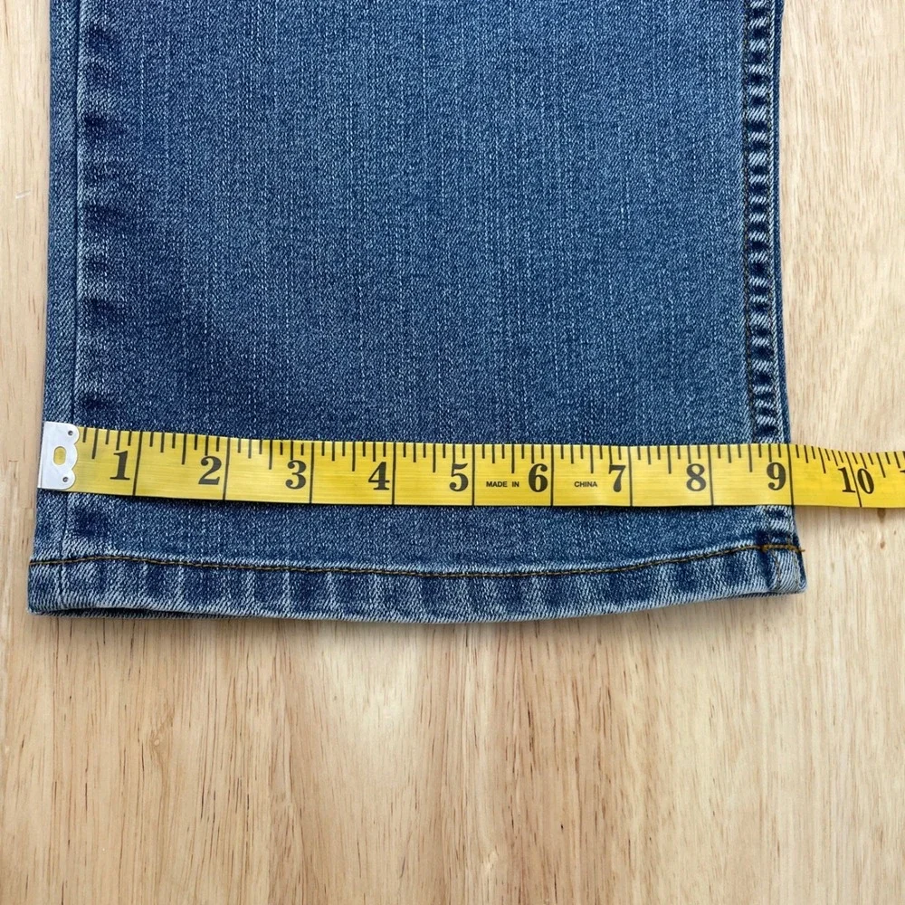 Jos A Bank Traveler Collection Mens 38W‎ x 32L Blue Stretch Straight Leg Jeans